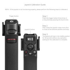 SmallRig 4329 DJI RS Serisi  için  Kablosuz Kontrol   Sapı