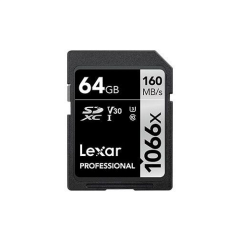Lexar 64GB 1066X 160mb/sn UHS-I SDXC Hafıza Kartı