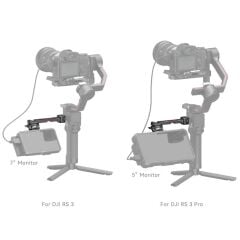 SmallRig 3026 DJI RS 2 / RSC 2 / RS 3 / RS 3 Pro / RS 3 Mini / RS 4 / RS 4 Pro  için  Monitör Montaj Desteği