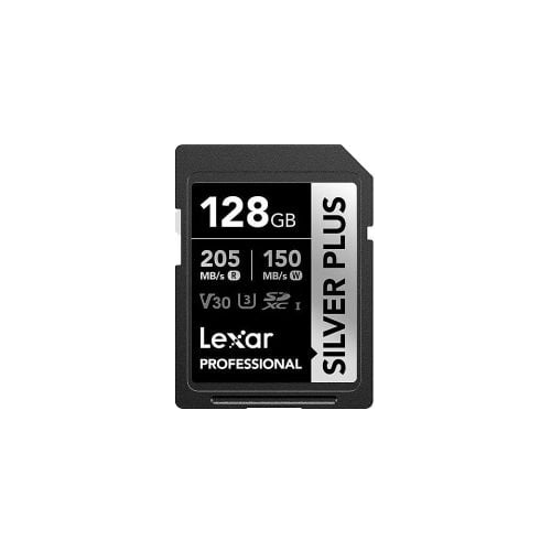 Lexar 128GB Profesyonel Silver Plus UHS-I SD Hafıza Kartı