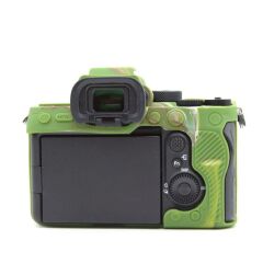 Andoer (Sony A7SIII A7 SIII) İçin Koruyucu Silikon Kılıf (Kırmızı)