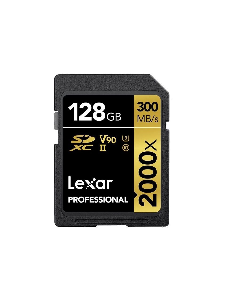 Lexar 128GB SDXC UHS-II 2000X 300MB/s V90 U3 C10 4K Hafıza Kartı LSD2000128G-BNNNG