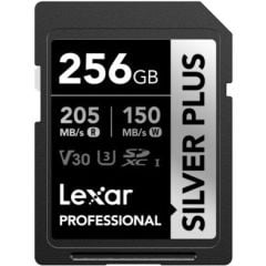 Lexar 256GB Profesyonel Silver Plus UHS-I SD Hafıza Kartı