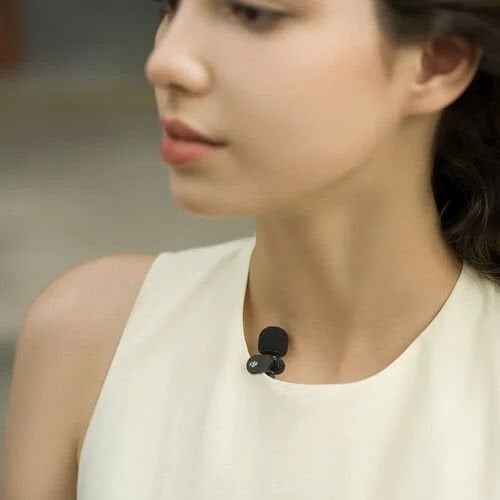 DJI Lavalier Microphone – farklı açıdan görünüm DJI Lavalier Microphone farklı açıdan görünüm