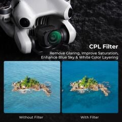 K&F  DJI Mini 4 Pro Filtre Kiti 6'lı Paket (CPL + ND8 + ND16 + ND32 + ND64 + ND128)