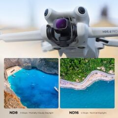 K&F  DJI Mini 4 Pro Filtre Kiti 6'lı Paket (CPL + ND8 + ND16 + ND32 + ND64 + ND128)