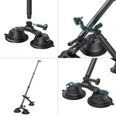 SmallRig 4380 Insta360 X3 X4 X5 Ve Aksiyon Kameralar İçin  Vakumlu Araç Montaj Seti