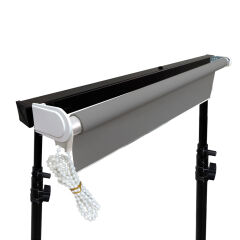 Stüdyo Teknik Gri 190X400Cm Taşınabilir Fon