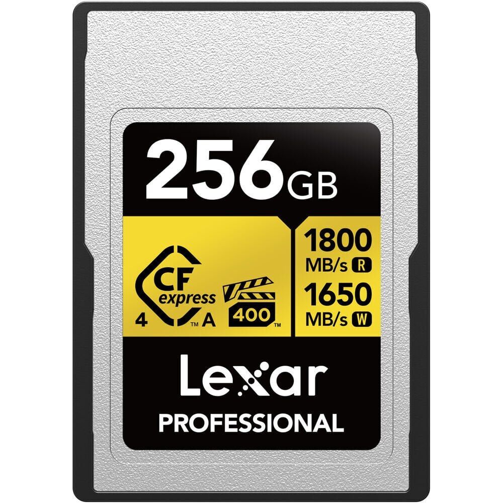Lexar 256GB Profesyonel CFexpress Type-A | Gold (1800MB/s - 1650MB/s)