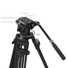 SmallRig AD-80S 5111 Profesyonel Video  Tipi Tripod Kiti