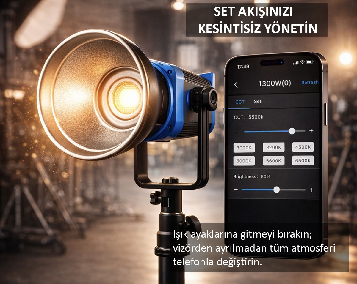 Wellmaking 300W Led Işık – yakın plan görseli Wellmaking 300W Led Işık yakın plan görseli