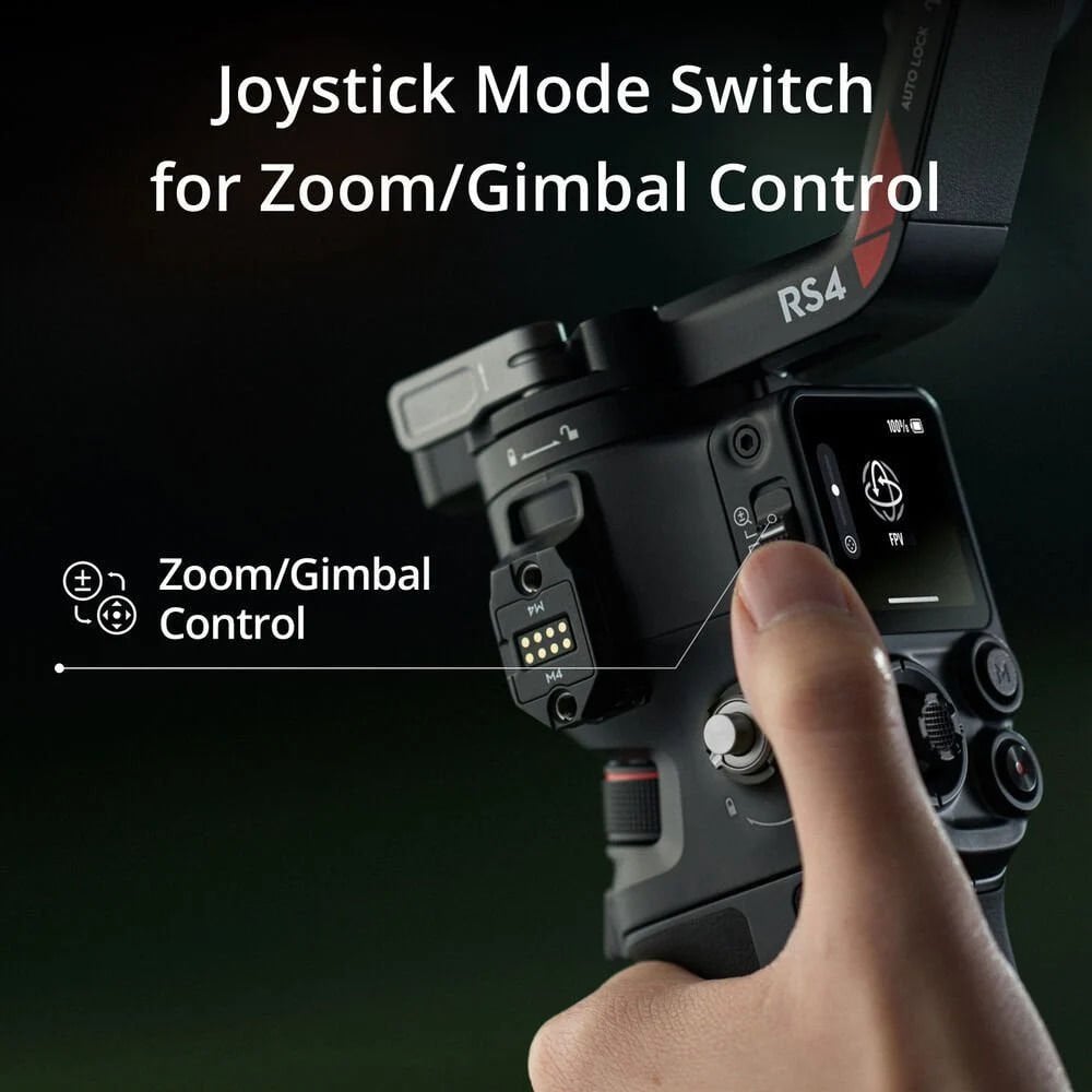 DJI RS 4 Gimbal – yakın plan görseli DJI RS 4 Gimbal yakın plan görseli