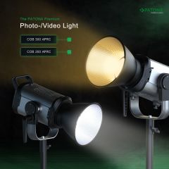 PATONA COB-300 Watt Bi Color Tek'li Kit LED Video Işığı