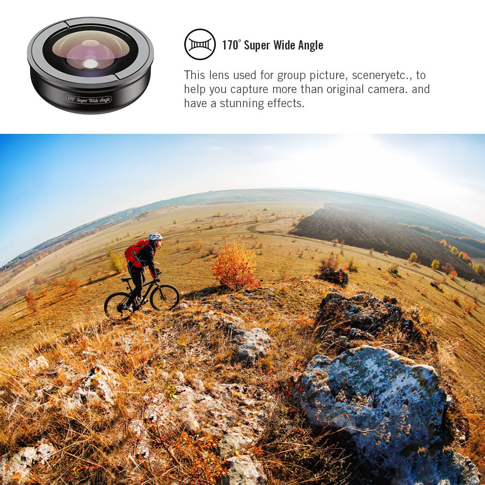 Apexel 4K Prosfesyonel 5'i 1 Arada Lens – yakın plan görseli Apexel 4K Prosfesyonel 5'i 1 Arada Lens yakın plan görseli