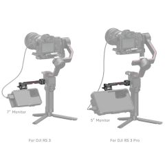 SmallRig 3026B DJI RS 2 / RSC 2 / RS 3 / RS 3 Pro / RS 3 Mini / RS 4 / RS 4 Pro  için  Monitör Montaj Desteği