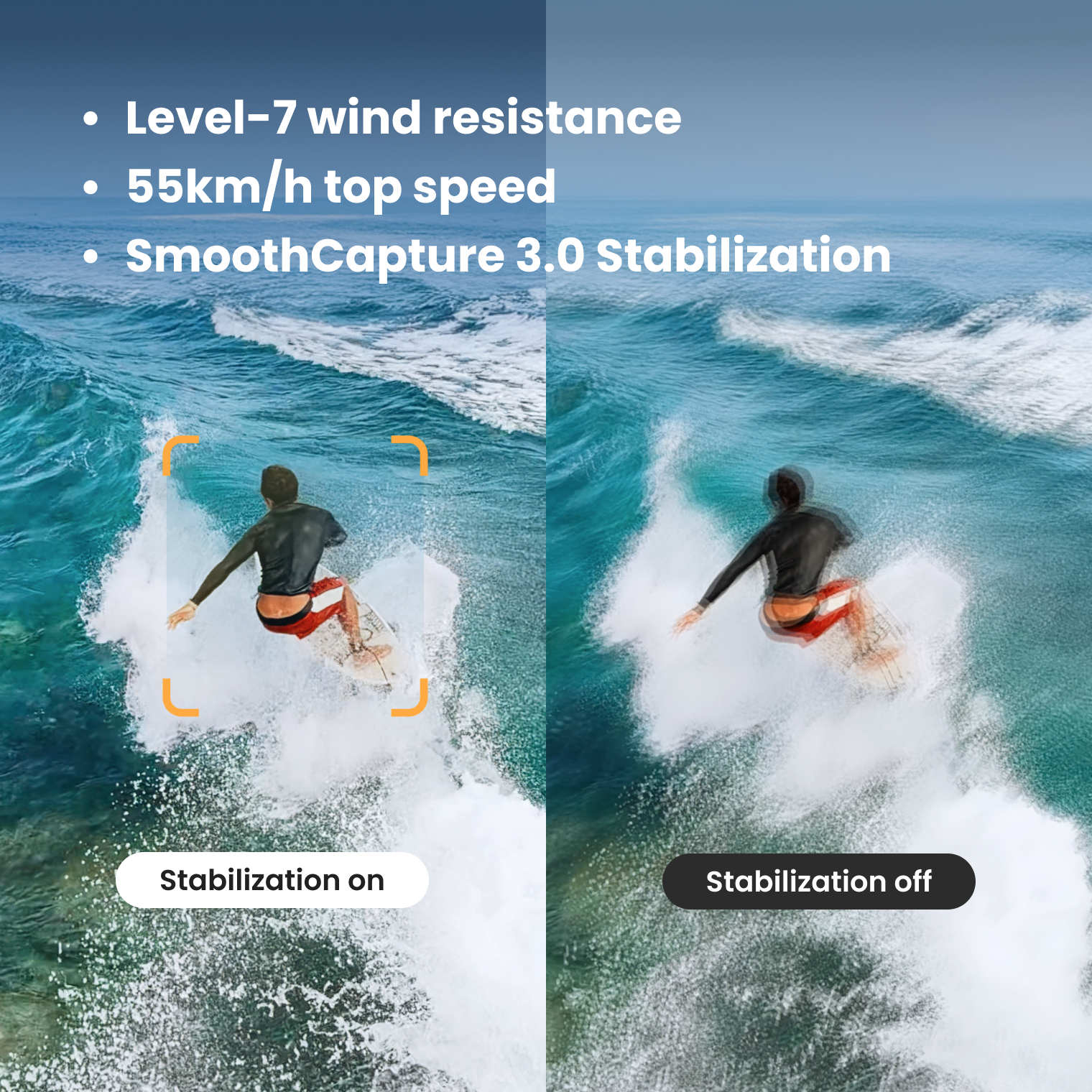 HOVERAir Aqua farklı açıdan görünüm