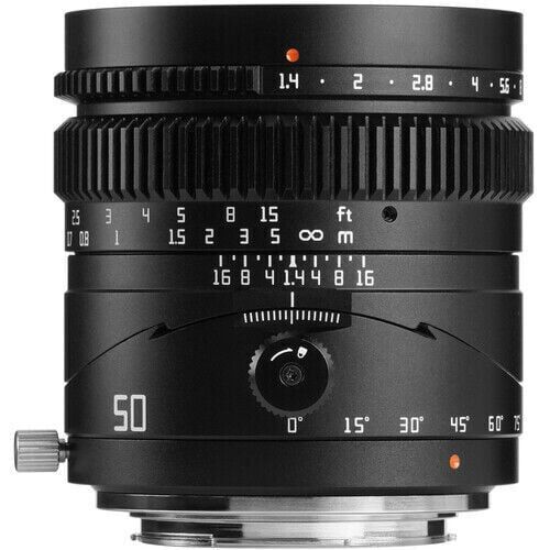 TTArtisan Tilt 50mm F1.4 farklı açıdan görünüm