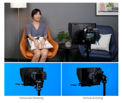 FEELWORLD TP10 Taşınabilir 10 İnç Katlanır Teleprompter