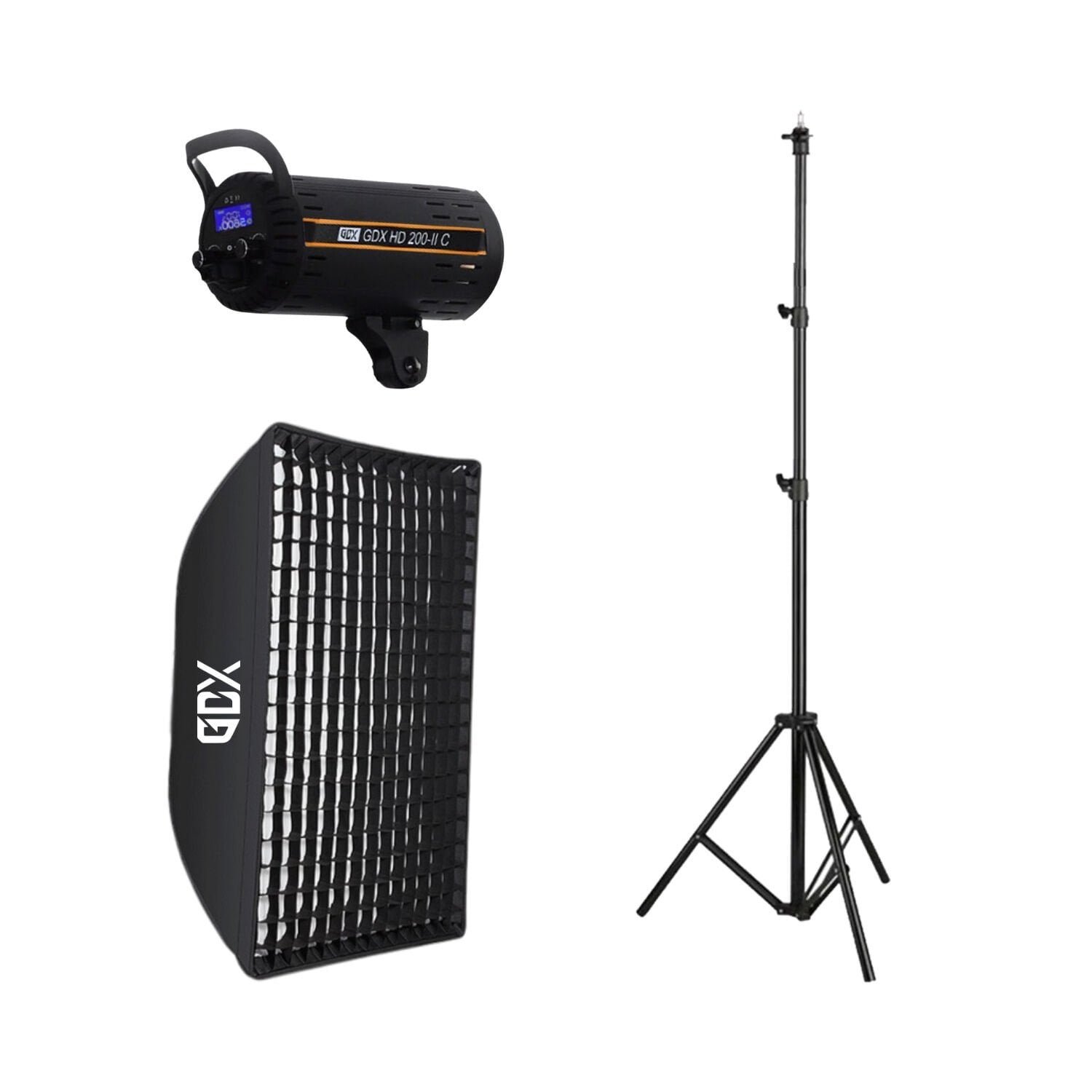 GDX HD-200II C BiColor Tekli Işık Seti 200W Video Led Işığı