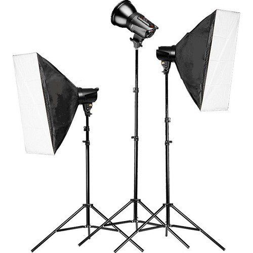 Tolifo Flashlight 400 Paraflaş Üçlü Set