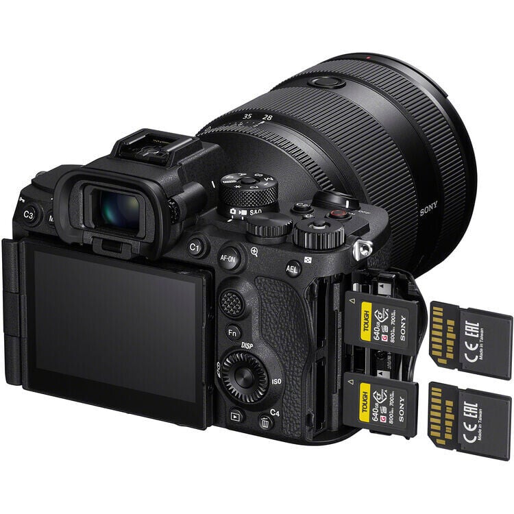 Sony A7R VI Body – yakın plan görseli Sony A7R VI Body yakın plan görseli