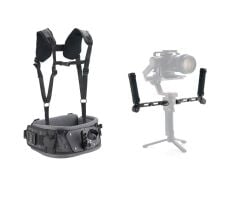 Tilta GSS-T04-DHB2 DJI RS2 / RSC2 / RS3 / RS4  için Hafif Çift Saplı Gimbal Destek Sistemi