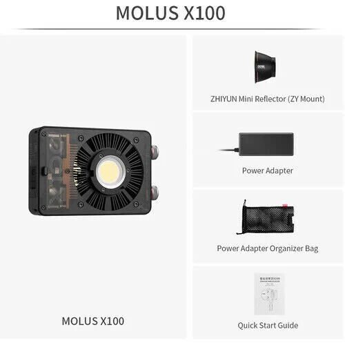 Zhiyun MOLUS X100 Bi-Color – detay görseli Zhiyun MOLUS X100 Bi-Color detay görseli