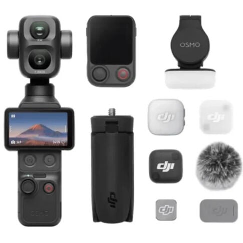 DJI Osmo Pocket 4 Pro (4P) Creator / Vlog Combo  - On İthalat Garantili