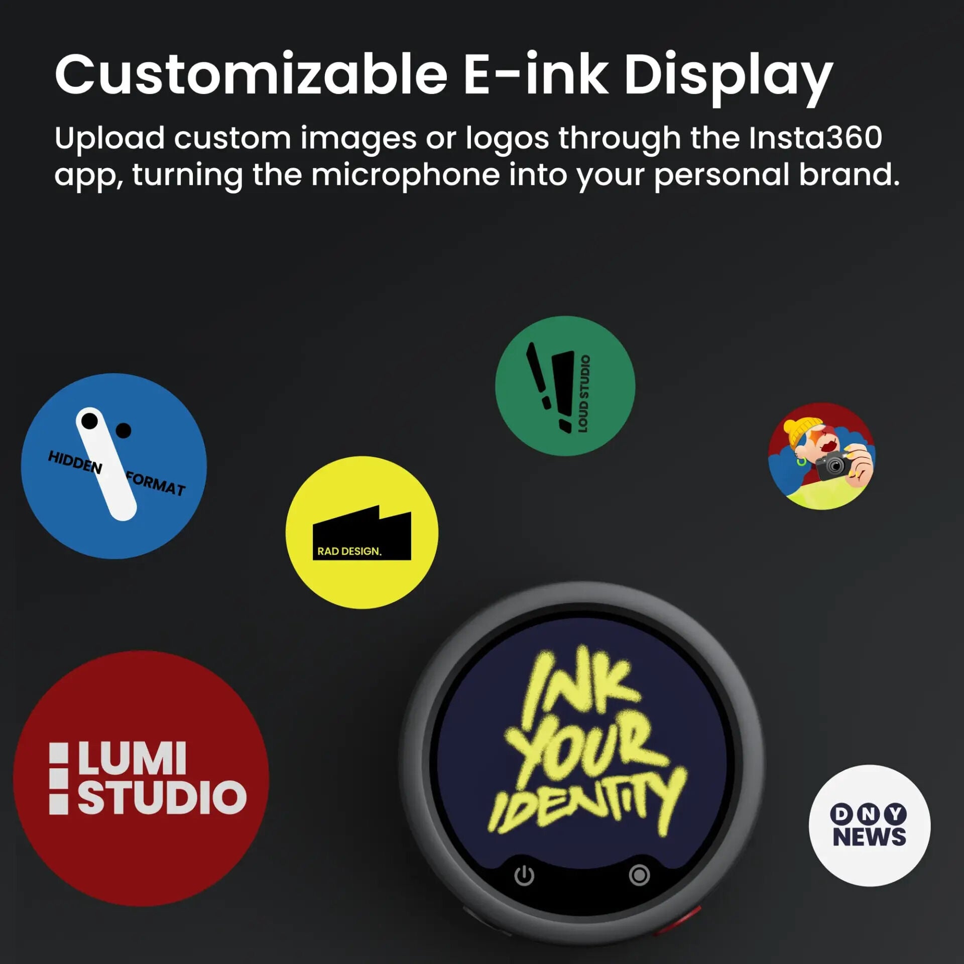 Insta360 Mic Pro – yakın plan görseli Insta360 Mic Pro yakın plan görseli