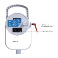 GDX HD-300III C BiColor Tekli Işık Seti 300W Video Led Işığı