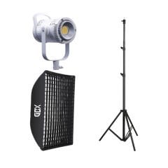GDX HD-300III C BiColor Tekli Işık Seti 300W Video Led Işığı