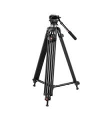 PDX Pro Tatsujin 0508B Broadcast Profesyonel Alüminyum Video Tripod 1.85M