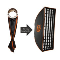 GDX ML-200R II RGB Sürekli Işık Seti – 200W Profesyonel Video & Fotoğraf Aydınlatma Kiti (Softbox + Tripod)