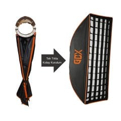 GDX ML-200R II RGB Sürekli Işık Seti 2’li – 200W Profesyonel Video & Fotoğraf Aydınlatma Kiti (Softbox + Tripod + Çanta)