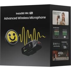 Insta360 Mic Pro Kablosuz Mikrofon Seti (1TX + 1RX)