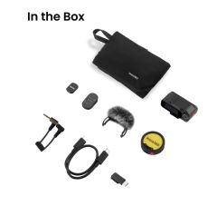 Insta360 Mic Pro Kablosuz Mikrofon Seti (1TX + 1RX)