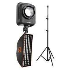GDX ML-300C II Bicolor Sürekli Işık Seti – 300W Profesyonel Video & Fotoğraf Aydınlatma Kiti (Softbox + Tripod)