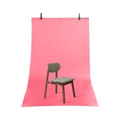 GDX Seyyar PVC Fon Perde Pembe - Pink 120cm x 200cm