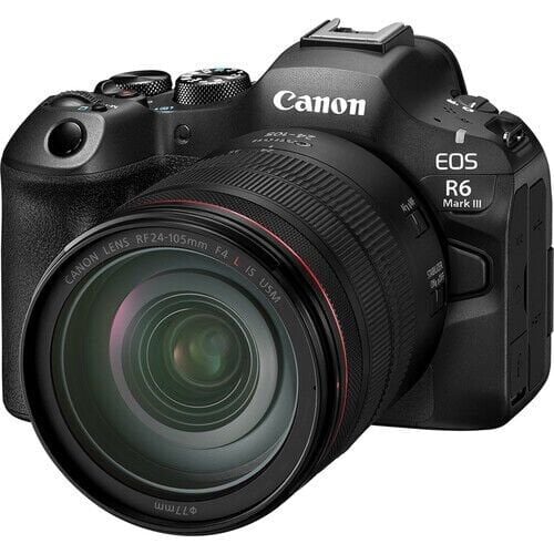 Canon EOS R6 Mark III farklı açıdan görünüm