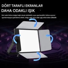 GDX P750R II Profesyonel Panel Işık