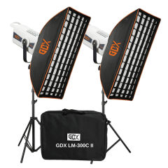 GDX LM-300C II İkili Set Video ve Fotoğraf Sürekli Işık