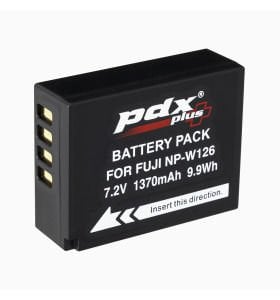 PDX Plus for Fuji NP W126 Batarya