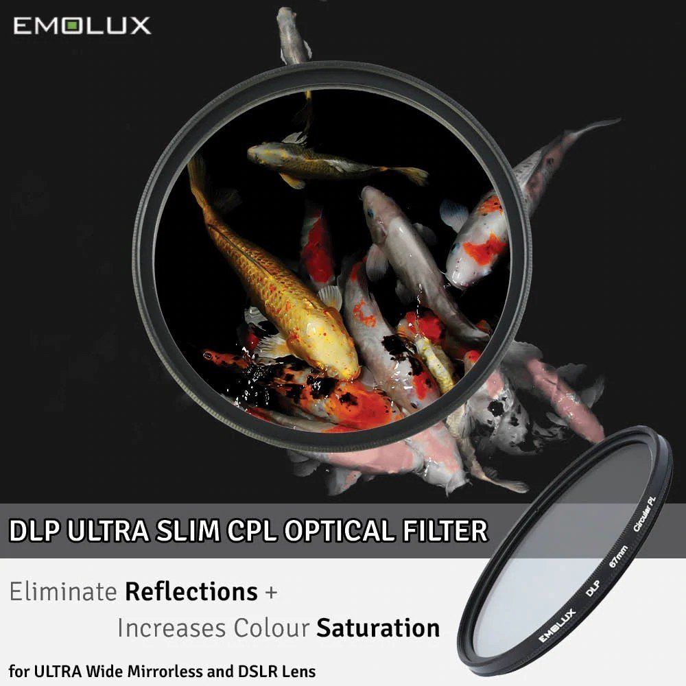 EMOLUX 37MM DLP UV FILTRE SLIM farklı açıdan görünüm