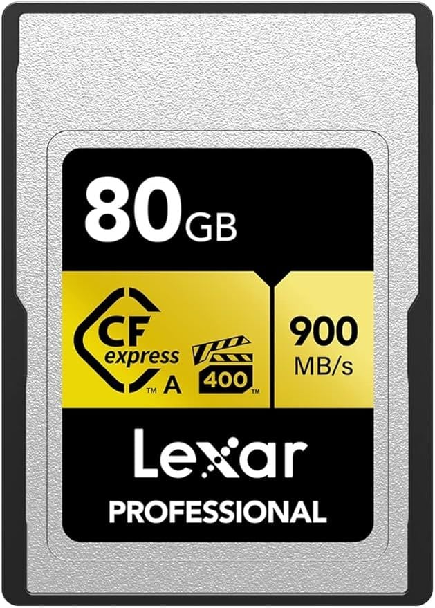 Lexar 80GB Profesyonel CFexpress Tip A Altın Serisi Hafıza Kartı