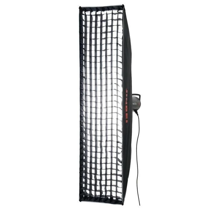 JINBEI KE-35x140cm Hızlı Açılan Strip Softbox Gridli