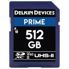 Delkin Devices Prime UHS-II V60 512 GB Hafıza Kartı