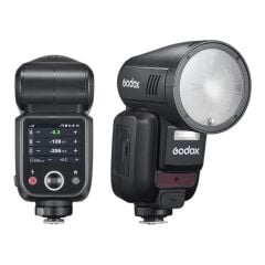 Godox V100 Sony Uyumlu Yuvarlak Tepe Flaşı