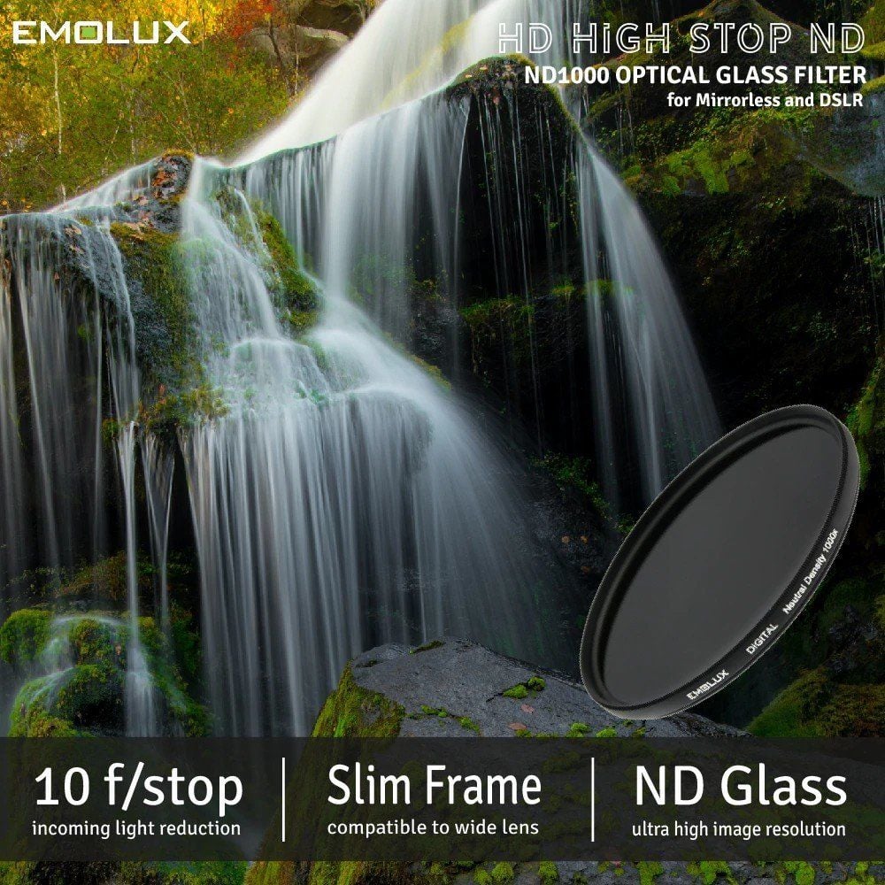 EMOLUX 77MM ND 1000 FİLTRE – detay görseli EMOLUX 77MM ND 1000 FİLTRE detay görseli