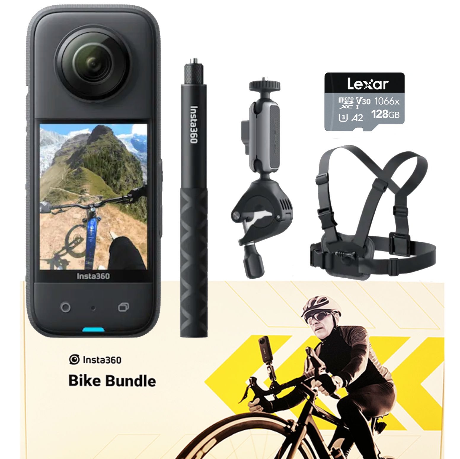 Insta360 X3 360 Kamera Bike Bundle – detay görseli Insta360 X3 360 Kamera Bike Bundle detay görseli