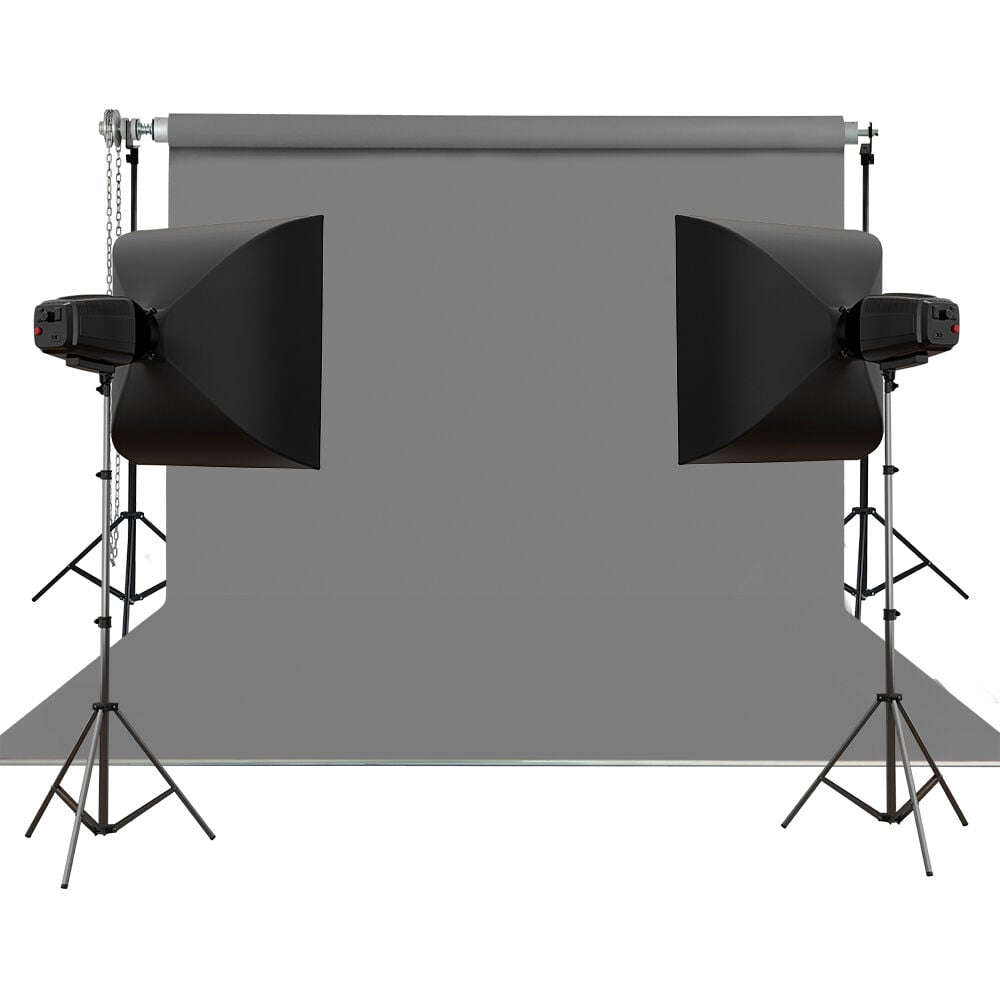 Stüdyo Teknik 270X580Cm Gri Taşınabilir Kumaş Fon – ürün görseli Stüdyo Teknik 270X580Cm Gri Taşınabilir Kumaş Fon ürün görseli